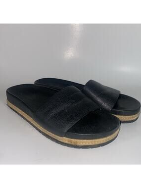 VINCE Aurelia Leather Slides